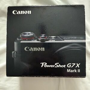 Canon PowerShot G7 X Mark II - Sleek Black
